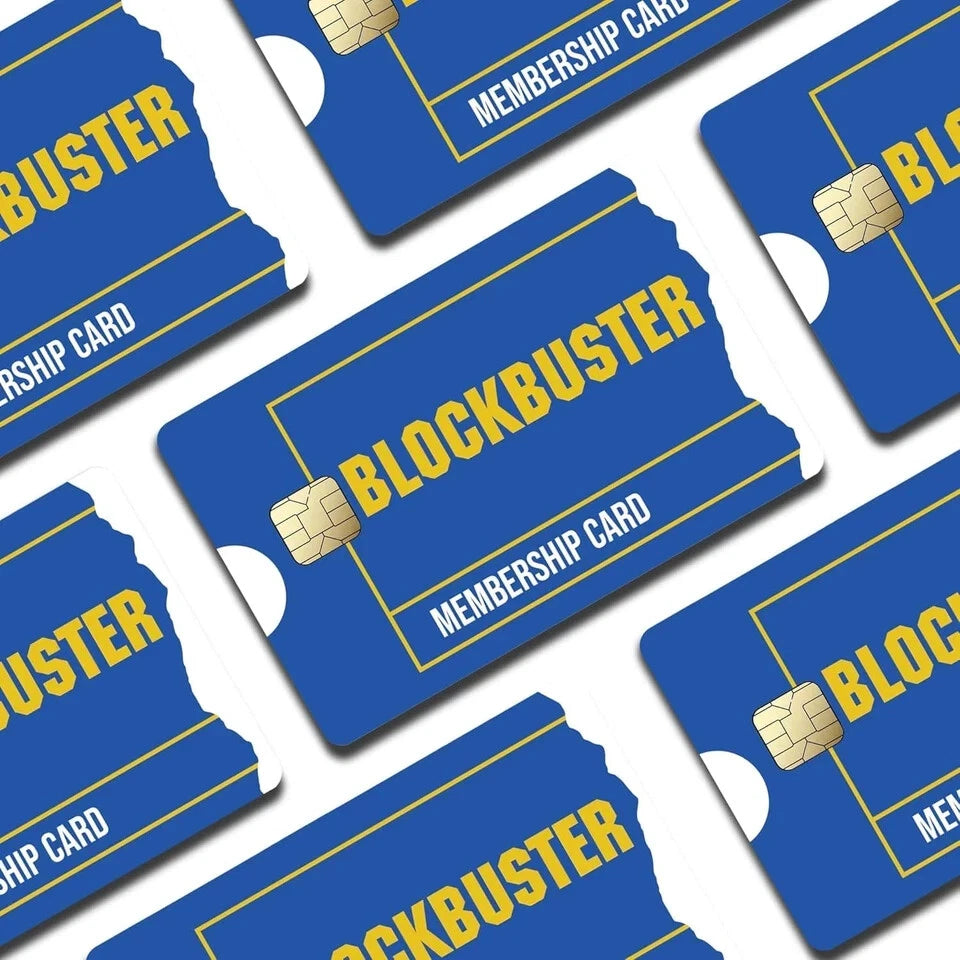 Block Buster Skins Credit Card Skin (2-Pack) | Made in USA Print on Demand