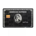 American Express Black Credit Card Sticker Skin Vinyl Card Cover Pack of 2 for Secure Protection