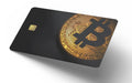 Bitcoin  Black Crypto BTC for Finance & Tech Fan Credit Card Skin (2-Pack) | Made in USA Print on Demand