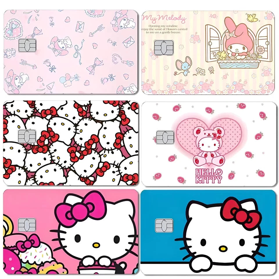 Hello Kitty Hello Kitty 6 Pk Credit Card Skin | Made in USA Print on Demand