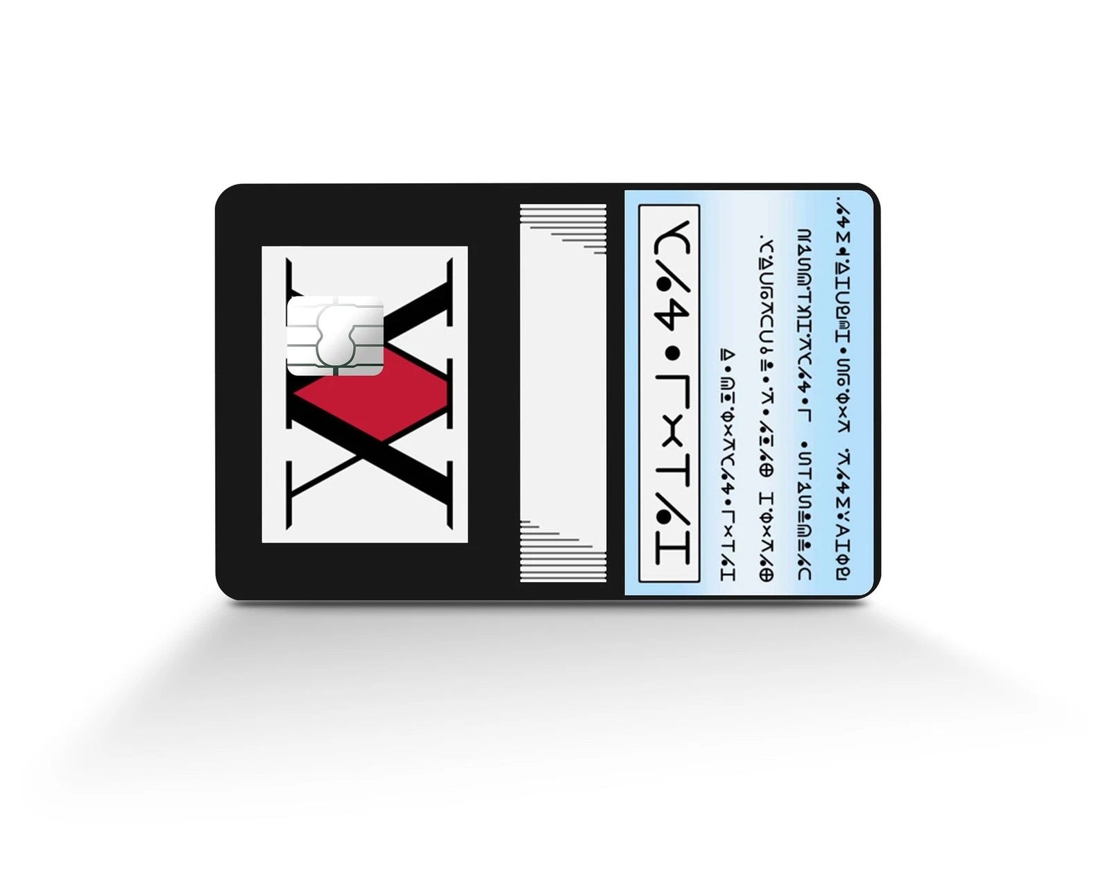 Hunter x Hunter License Anime HxH Debit Card Wra Credit Card Skin (2-Pack) | Made in USA Print on Demand