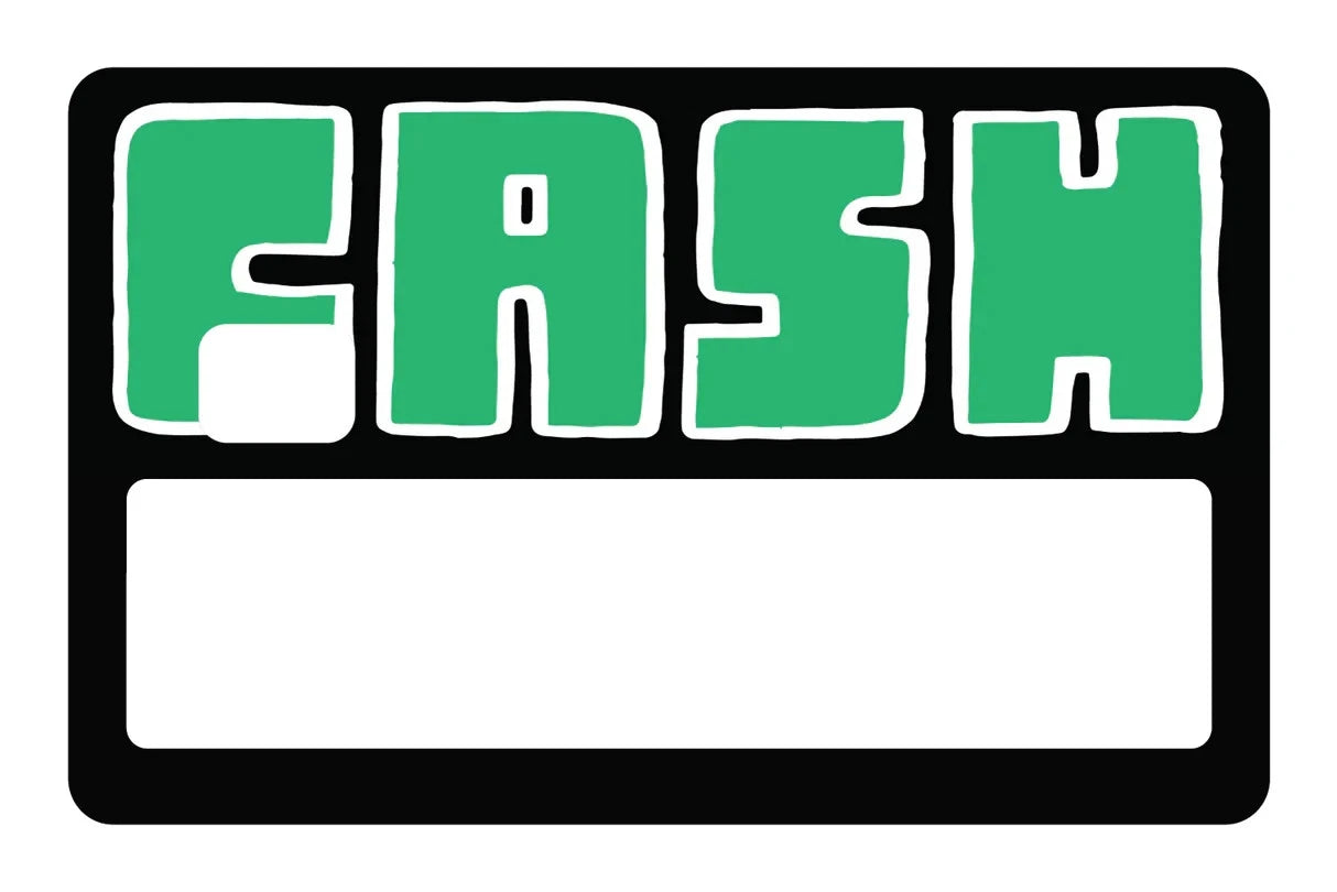 CASH Big Bank Meme Just Save It Budget Humor Set Credit Card Skin (4-Pack) | Made in USA Print on Demand