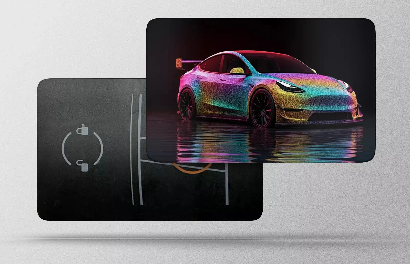 Custom Tesla Key Create Your Own Tesla Sticker (8-Pack) | Made in USA Print on Demand