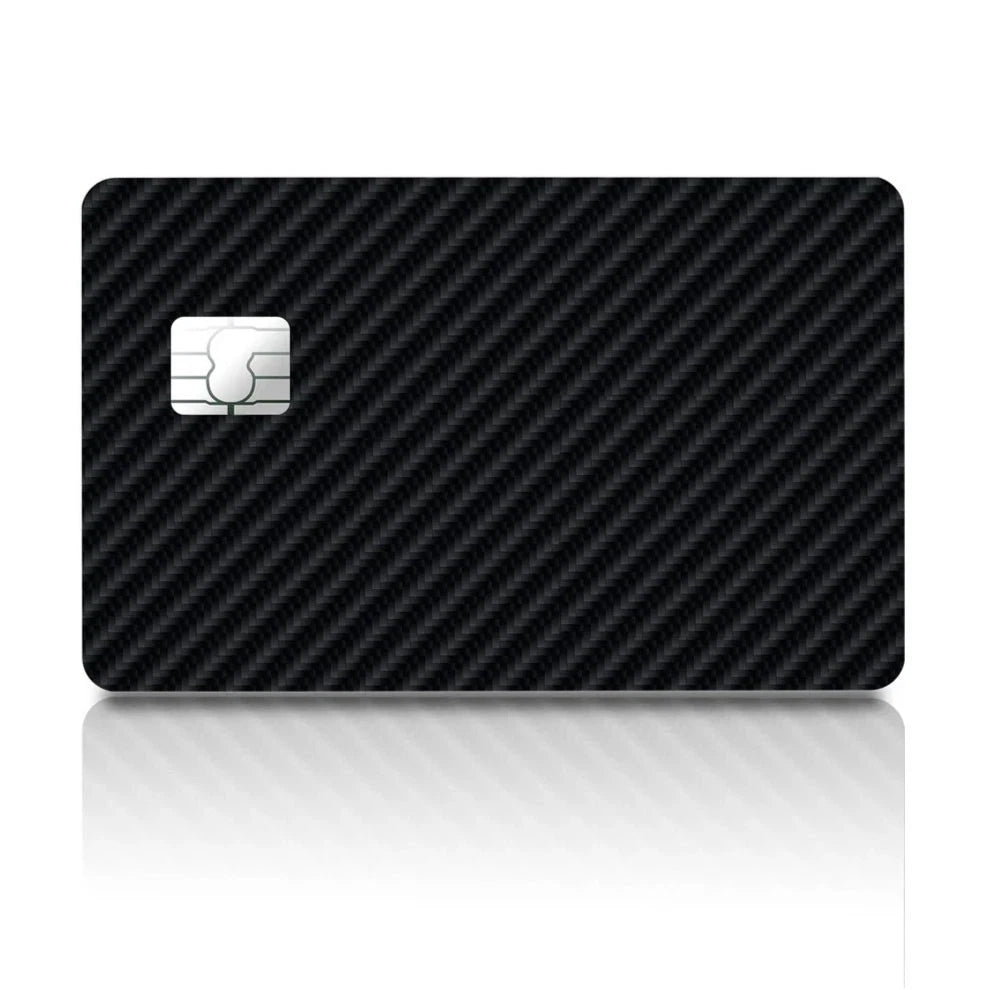 Carbon Fibre Set Tech Automotive Racing 4X Credit Card Skin (4-Pack) | Made in USA Print on Demand
