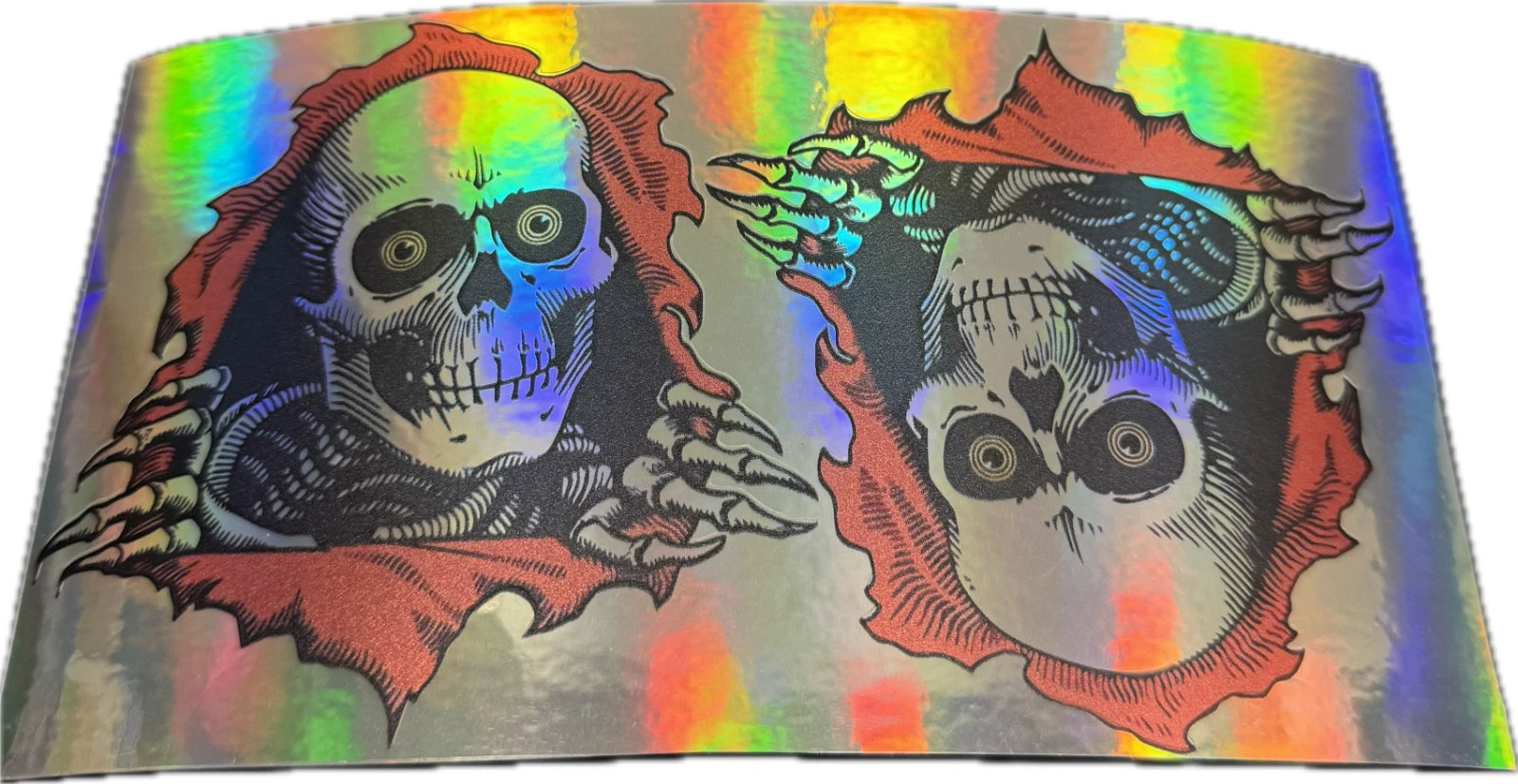 Holographic Powell Peralta Choose Pack (2, 5, 10) Sizes (4" 10") Skate Decal | Made in USA Print on Demand