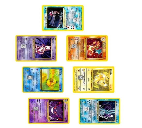 "Pokémonster" Set Wrap Trainer Collection Credit Card Skin (7-Pack) | Made in USA Print on Demand