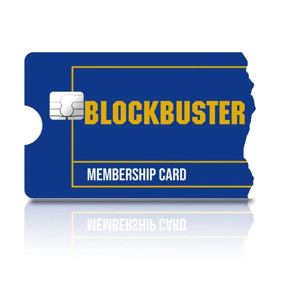 Blockbuster Retro 90s Movie Night Nostalgia Debit ATM De Credit Card Skin (4-Pack) | Made in USA Print on Demand