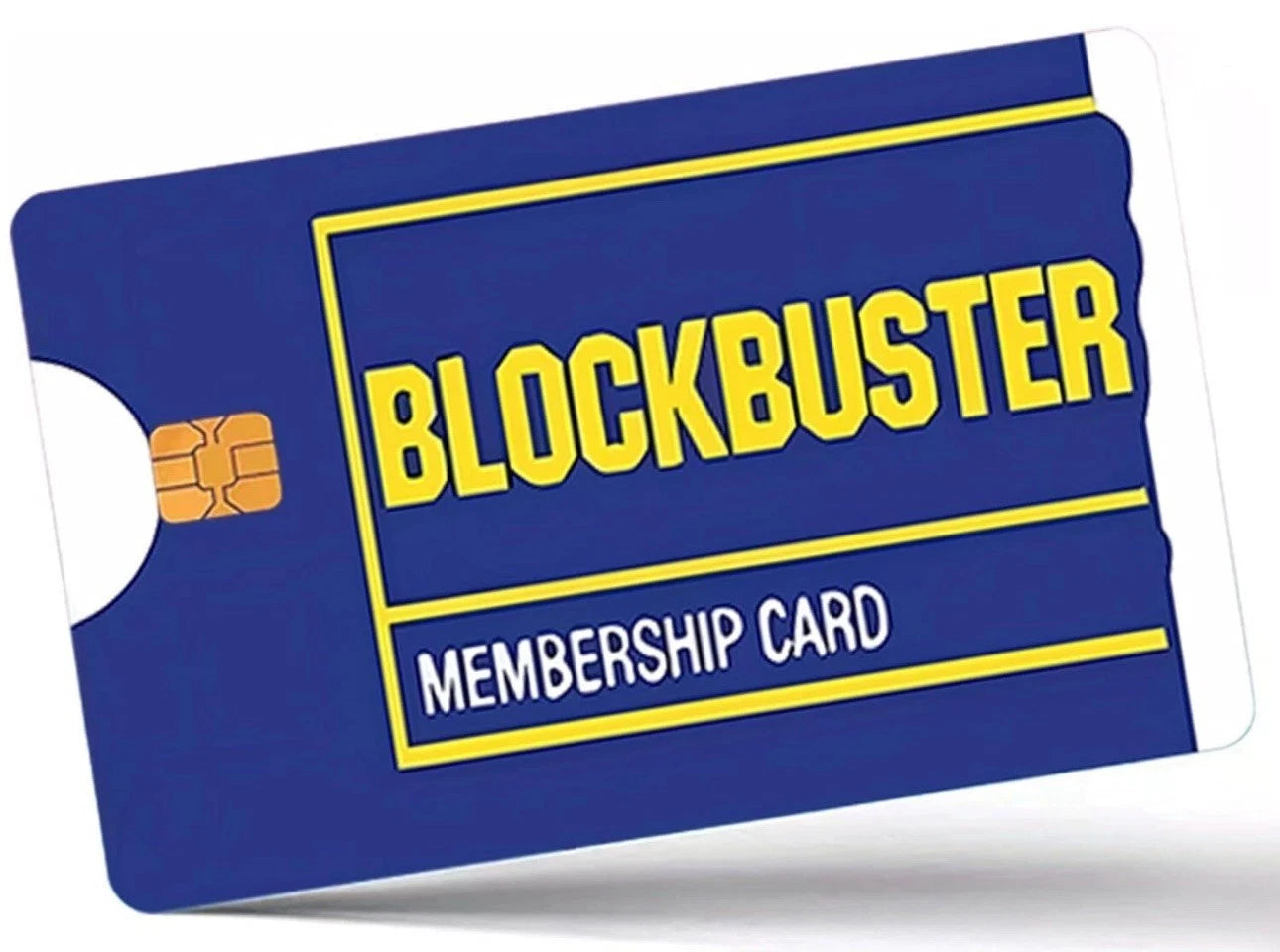 Blockbuster Membership Retro Nostalgia Movie Rental Credit Card Skin (4-Pack) | Made in USA Print on Demand