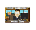 "And Its Gone" Funny Credit / Skin Credit Card Skin | Made in USA Print on Demand