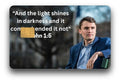 Charlie Kirk "The Light Shines in Darkness" John 1:5 D Credit Card Skin (2-Pack) | Made in USA Print on Demand