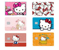 Hello Kitty Variety Set Cute Anime Credit Card Cove Credit Card Skin (6-Pack) | Made in USA Print on Demand