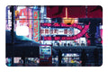 Cyberpunk Neon Streets Futuristic Sci Fi Urban Aesthetic Credit Card Skin (2-Pack) | Made in USA Print on Demand