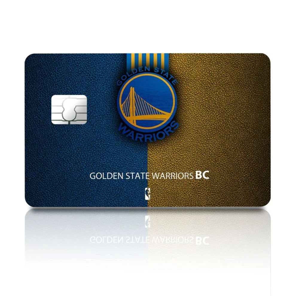 Golden State Warriors Set NBA Basketball Fan Lot Credit Card Skin (4-Pack) | Made in USA Print on Demand