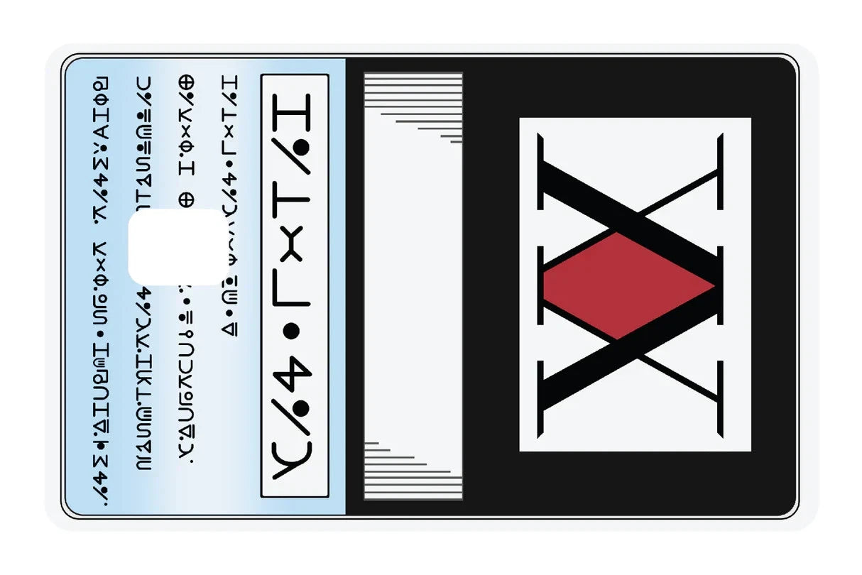 Hunter x Hunter License  Anime Manga Fits Small Chip Credit Card Skin (6-Pack) | Made in USA Print on Demand