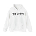 Charlie Kirk "Freedom" Hoodie White Turning Point USA S XXL Sticker | Made in USA Print on Demand