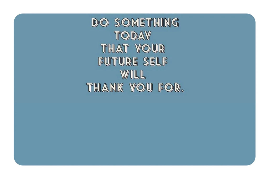Do Something Today Motivational Saving Quote Credit Card Skin (4-Pack) | Made in USA Print on Demand