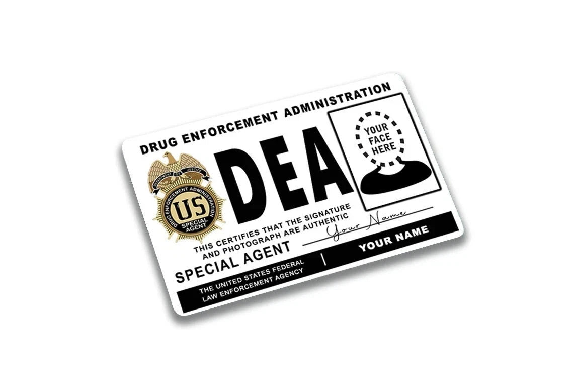 Custom DEA Personalize Name Photo Debit Deca Credit Card Skin (2-Pack) | Made in USA Print on Demand