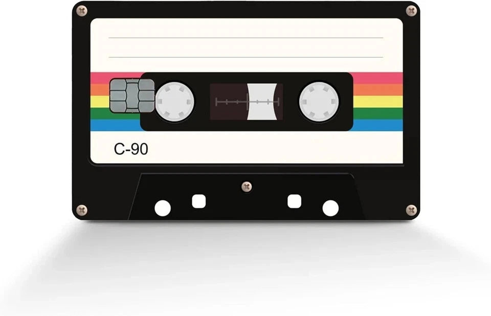 Cassette Tape Credit Card Skin (2-Pack) | Made in USA Print on Demand