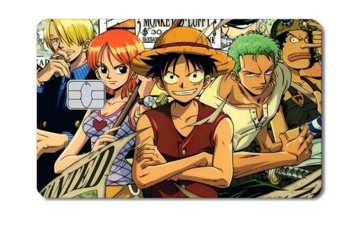 Anime Credit Credit Credit Card Skin (4-Pack) | Made in USA Print on Demand