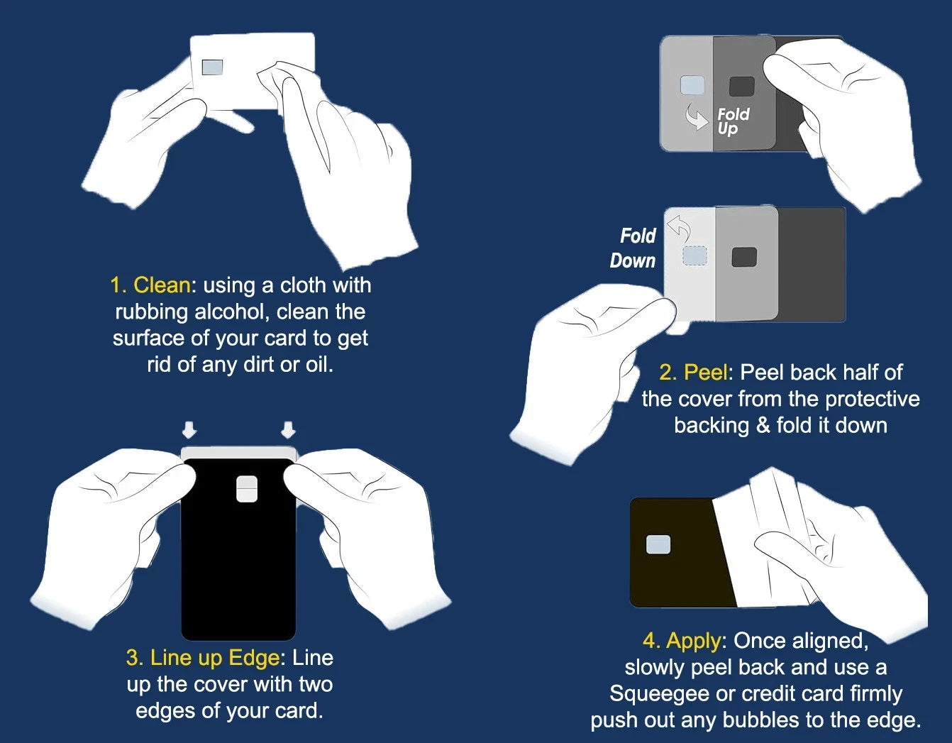 Custom CIA Operations Officer Parody (S Chip) Credit Card Skin (2-Pack) | Made in USA Print on Demand