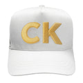 Charlie Kirk "Freedom" Hat White Turning Point USA Baseball Cap Sticker | Made in USA Print on Demand
