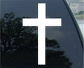 Christian Cross Jesus Die Cut Bumper 6 inch Decal | Made in USA Print on Demand