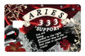 Aries Angel Number 333 Zodiac Support Guidance Aesthetic Credit Card Skin (4-Pack) | Made in USA Print on Demand
