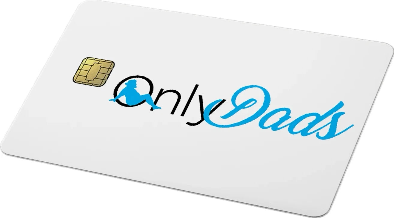 Funny 'Only Dads'  Dad Life Parody Gift Credit Card Skin (4-Pack) | Made in USA Print on Demand