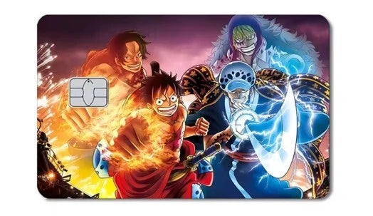 Anime Credit Credit Credit Card Skin (4-Pack) | Made in USA Print on Demand