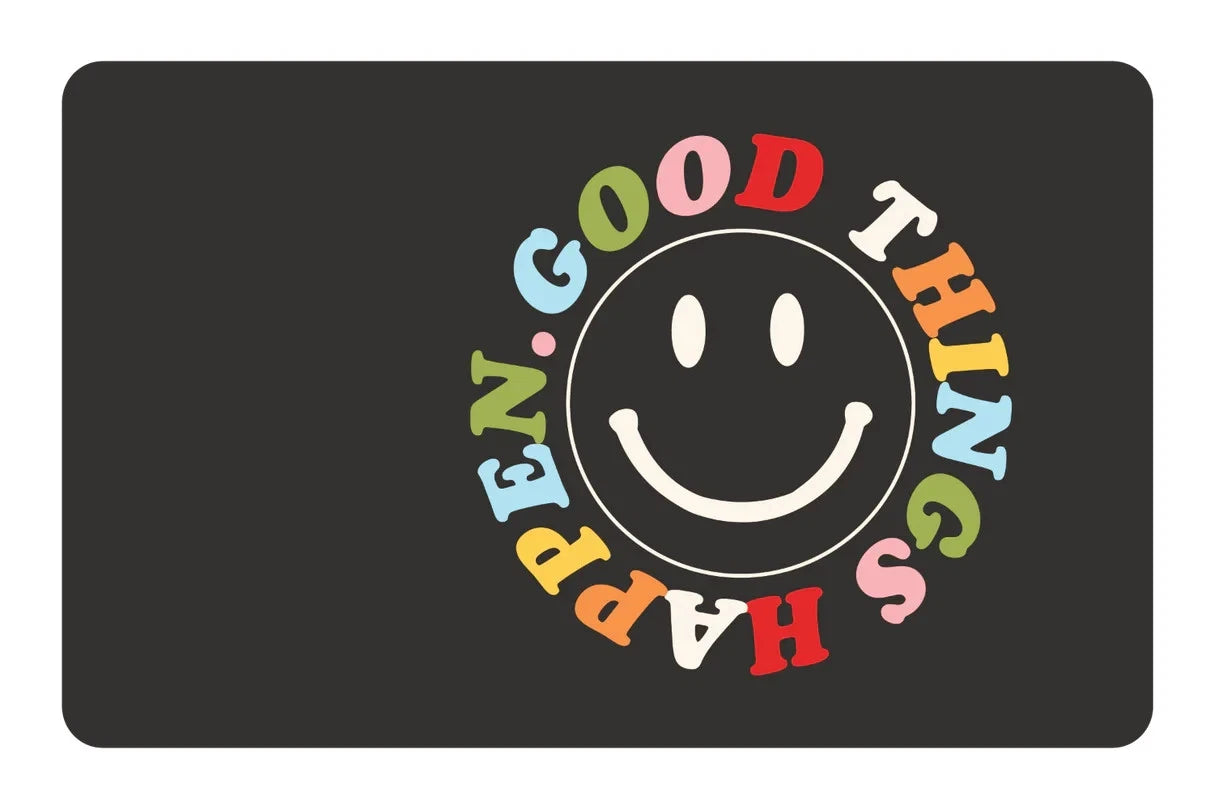 Good Things Happen Aesthetic Set for Credit Card Credit Card Skin (4-Pack) | Made in USA Print on Demand