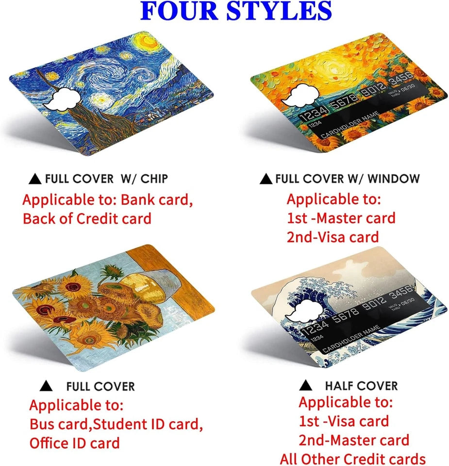 Funny Meme Fits Small Chip Mo Money, McLovi Credit Card Skin (8-Pack) | Made in USA Print on Demand