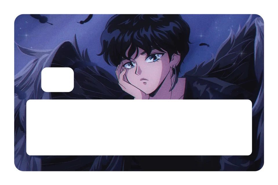 Black Swan Anime Manga Character Gothic Kawaii Credit Card Skin (4-Pack) | Made in USA Print on Demand