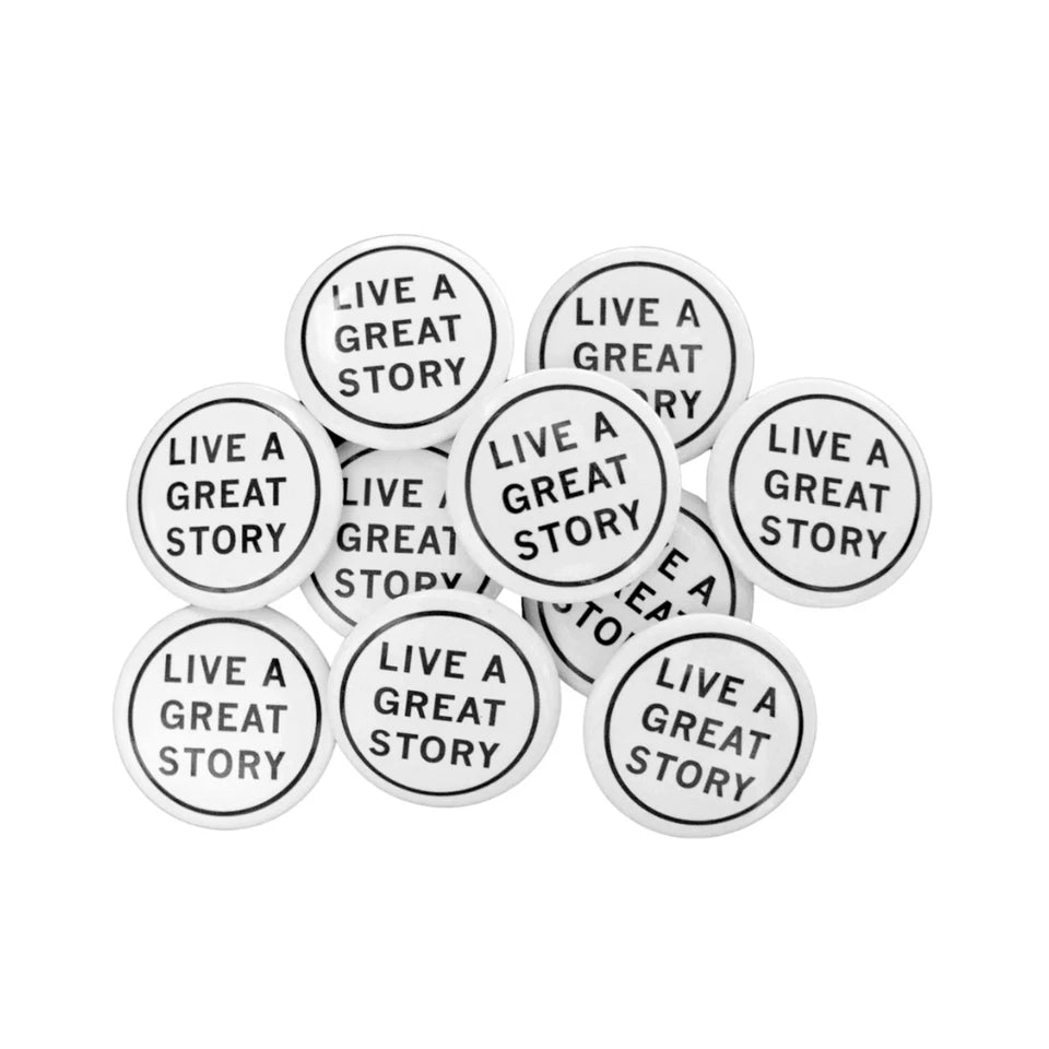 Inspiration Packs Live A Great Story Motivational Quotes 16 Sticker | Made in USA Print on Demand