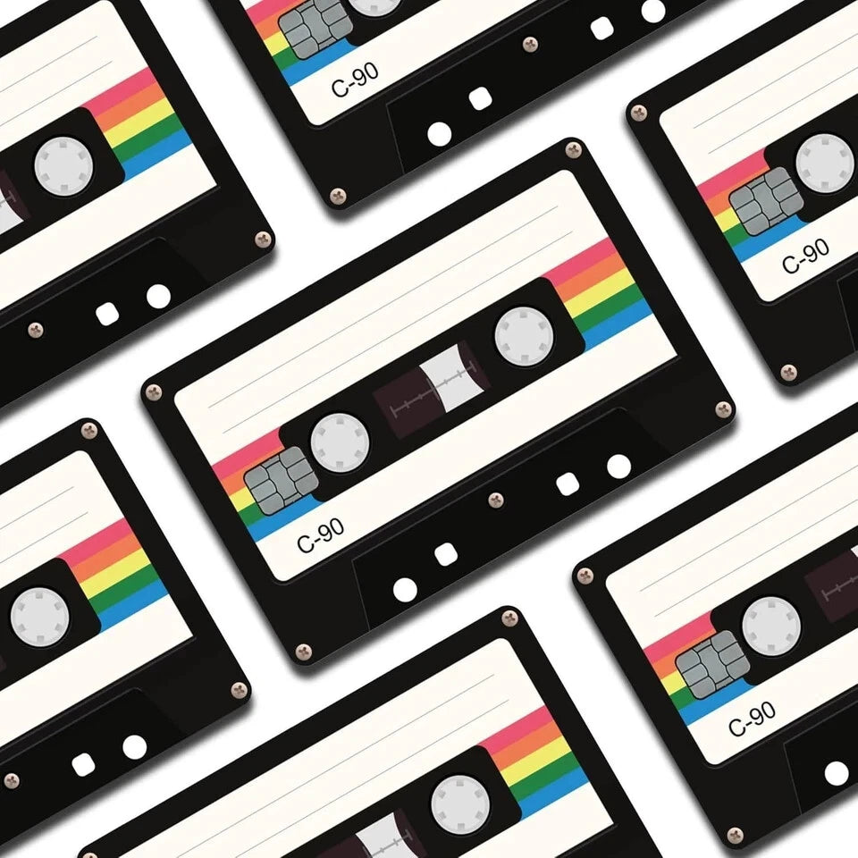 Cassette Tape Credit Card Skin (2-Pack) | Made in USA Print on Demand