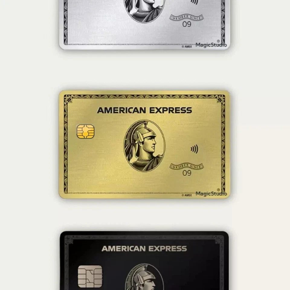 AMEX , AE Black Gold Credit Card Skin | Made in USA Print on Demand