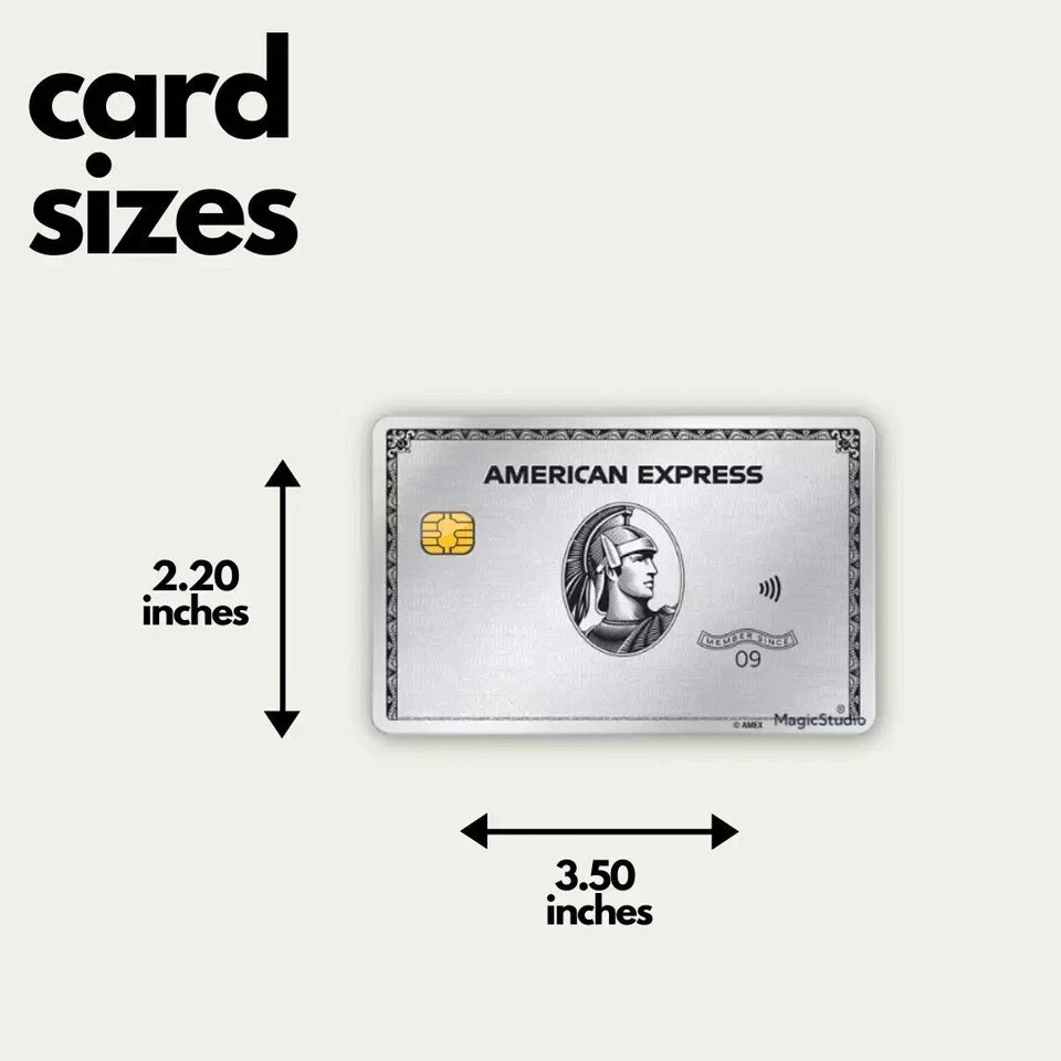 AMEX , AE Black Gold Credit Card Skin | Made in USA Print on Demand