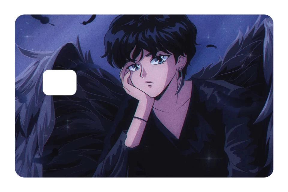 Black Swan Anime Manga Character Gothic Kawaii Credit Card Skin (4-Pack) | Made in USA Print on Demand