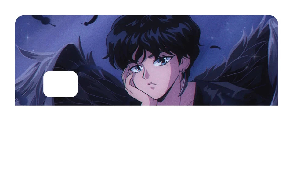 Black Swan Anime Manga Character Gothic Kawaii Credit Card Skin (4-Pack) | Made in USA Print on Demand