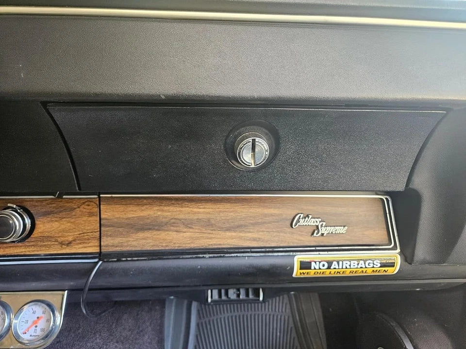 Funny Car Rules  We Die Like Real Men Bumper Decal (2-Pack) | Made in USA Print on Demand