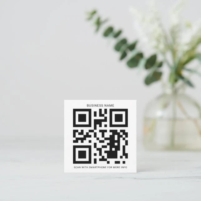 Custom QR Code Holographic Business Marketing Promotional Decal | Made in USA Print on Demand