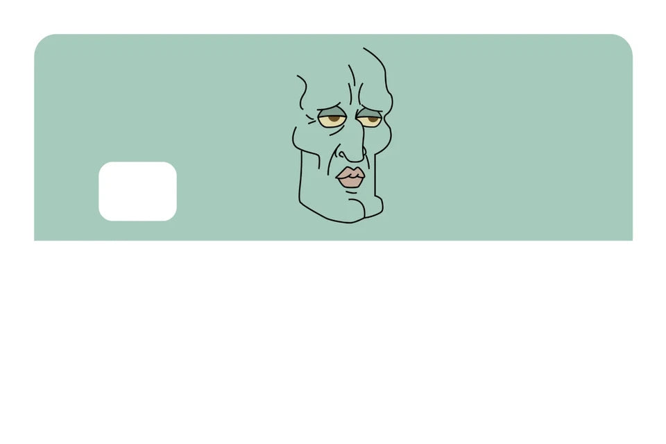 Alpha Squid Meme GigaChad Sigma Male Motivation Aesthetic Credit Card Skin (4-Pack) | Made in USA Print on Demand