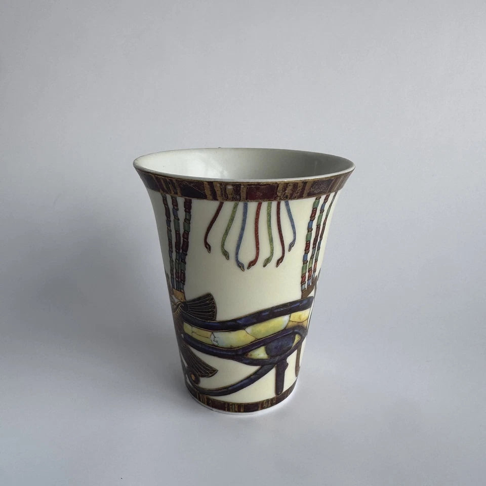 Egyptian Eye of Horus Mug Cup Porcelain Hieroglyphics Pharaoh Souvenir Sticker | Made in USA Print on Demand