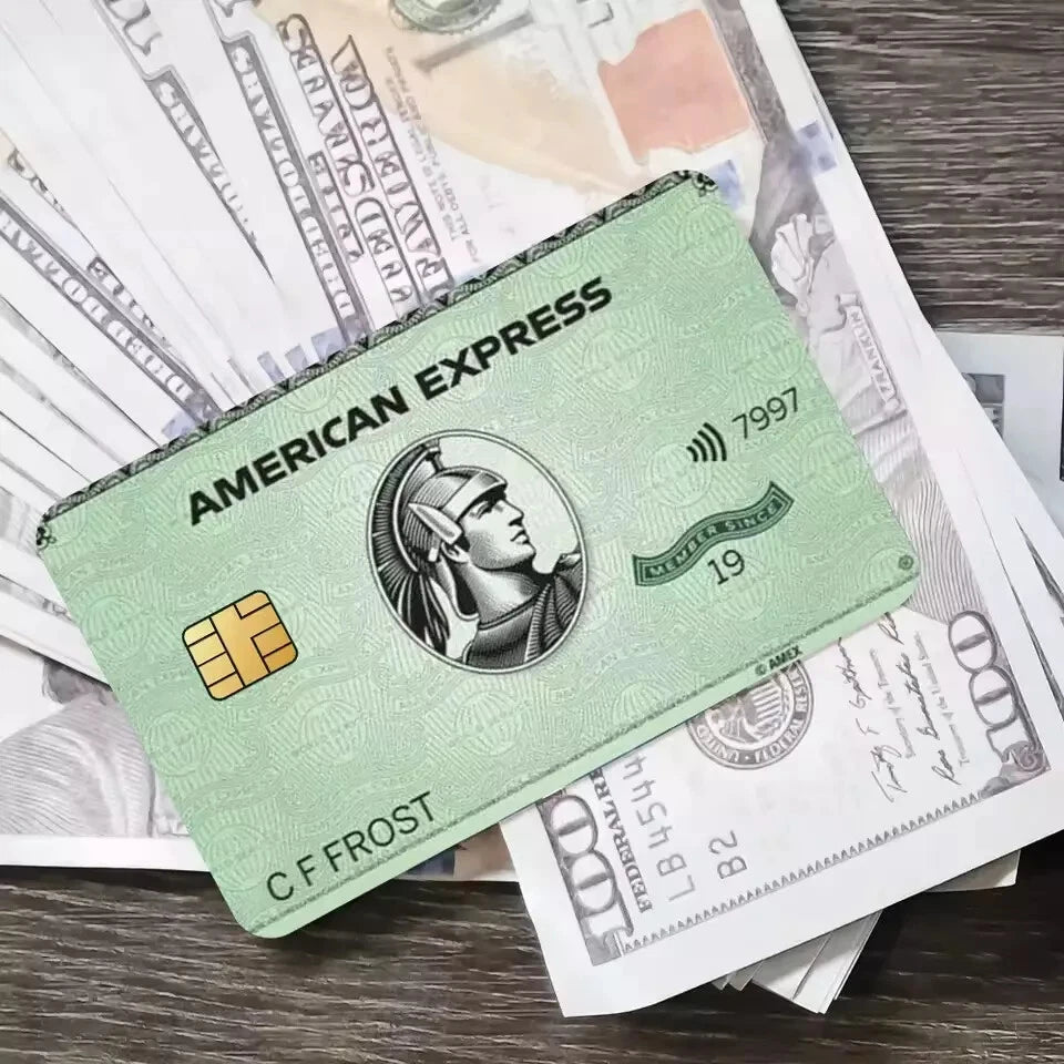 AE EXPRESS Matte AMEX Credit Card Skin (7-Pack) | Made in USA Print on Demand