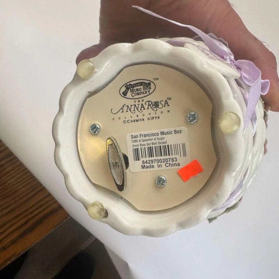 Anna Rosa Get Well Basket San Francisco Music Box “A Spoonful of Sugar” Tune Sticker | Made in USA Print on Demand