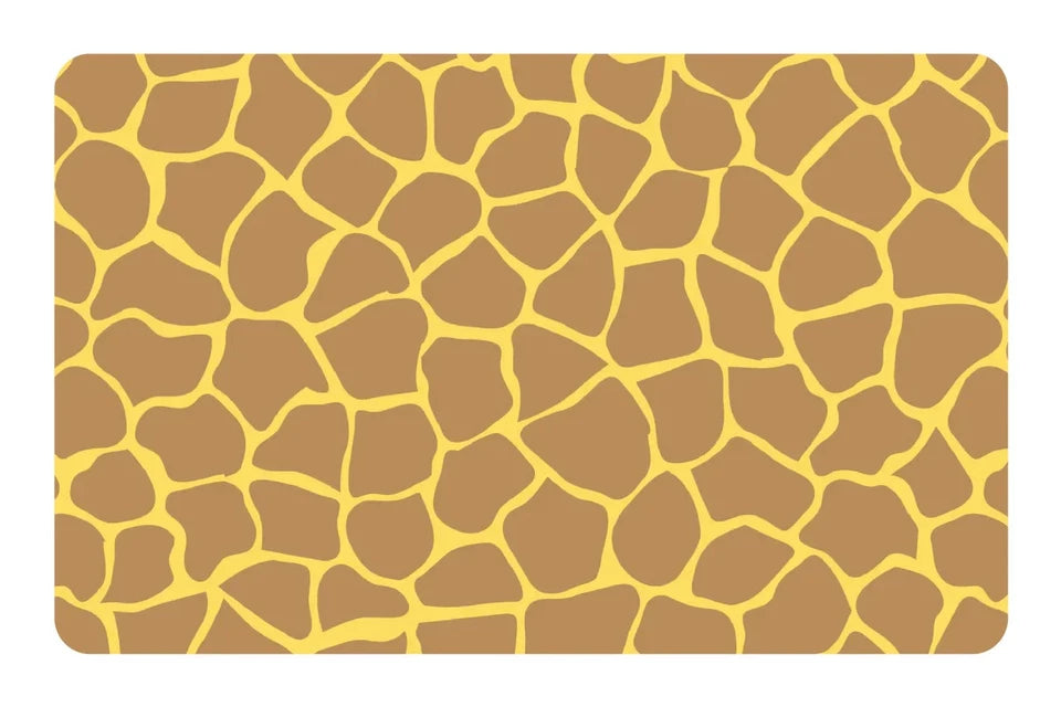 Giraffe Print Animal Pattern Credit Debit Safari Credit Card Skin (4-Pack) | Made in USA Print on Demand