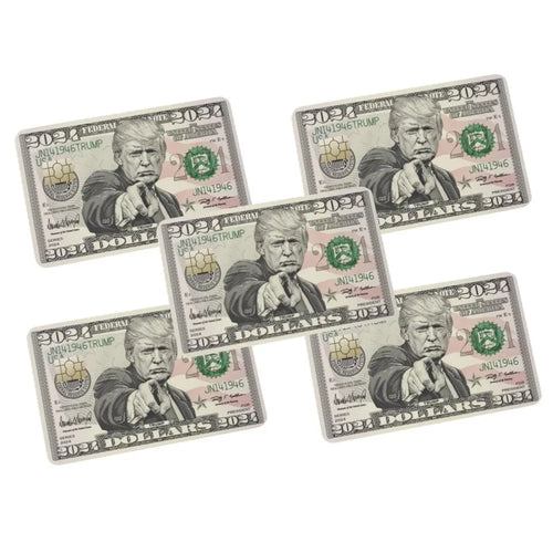 10 Packs Donald Trump 2024 Bill Credit Card Skin | Made in USA Print on Demand
