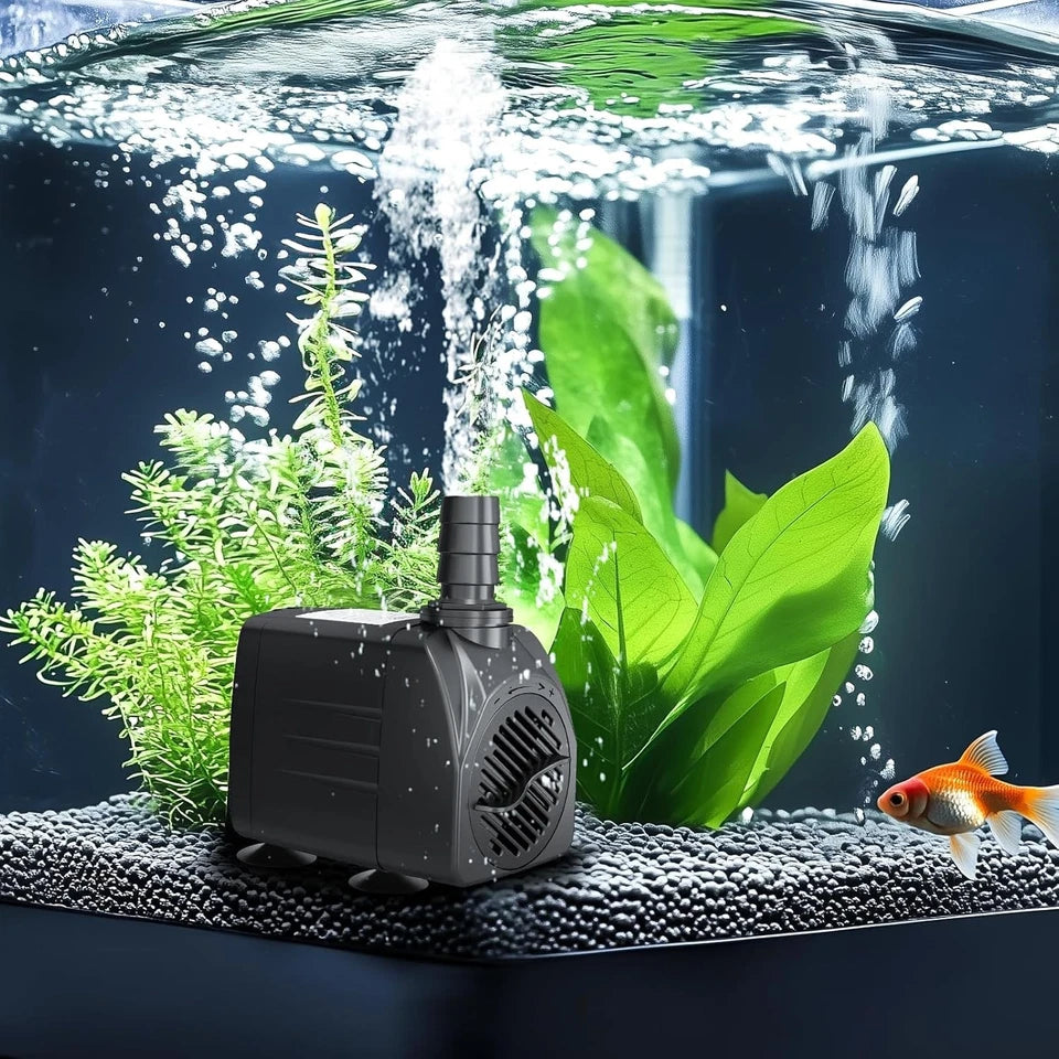550GPH Submersible Water Pump 30W Fountain Aquarium Pond Hydroponics 7.2ft Lift Sticker | Made in USA Print on Demand