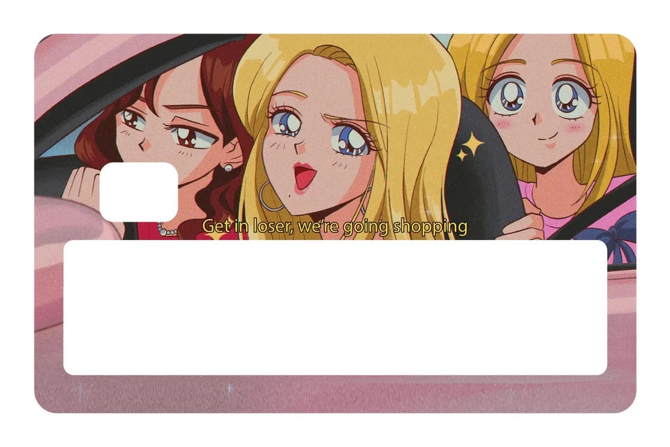 "We're Going Shopping" Funny Humor Shopper Pop Culture Credit Card Skin (4-Pack) | Made in USA Print on Demand