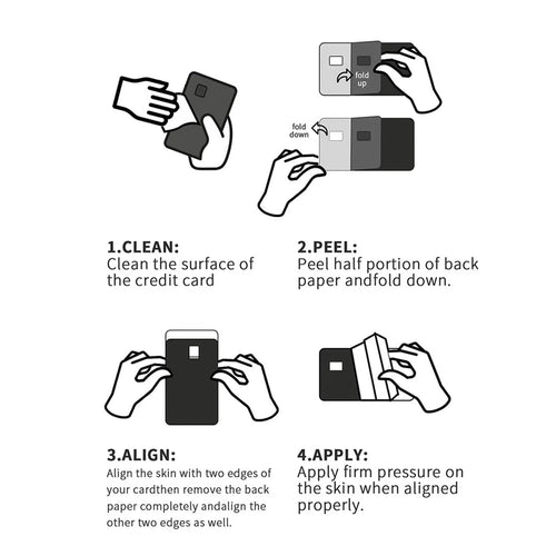 Alien Monster Sharp Teeth Comic Villain Credit Card Skin (2-Pack) | Made in USA Print on Demand