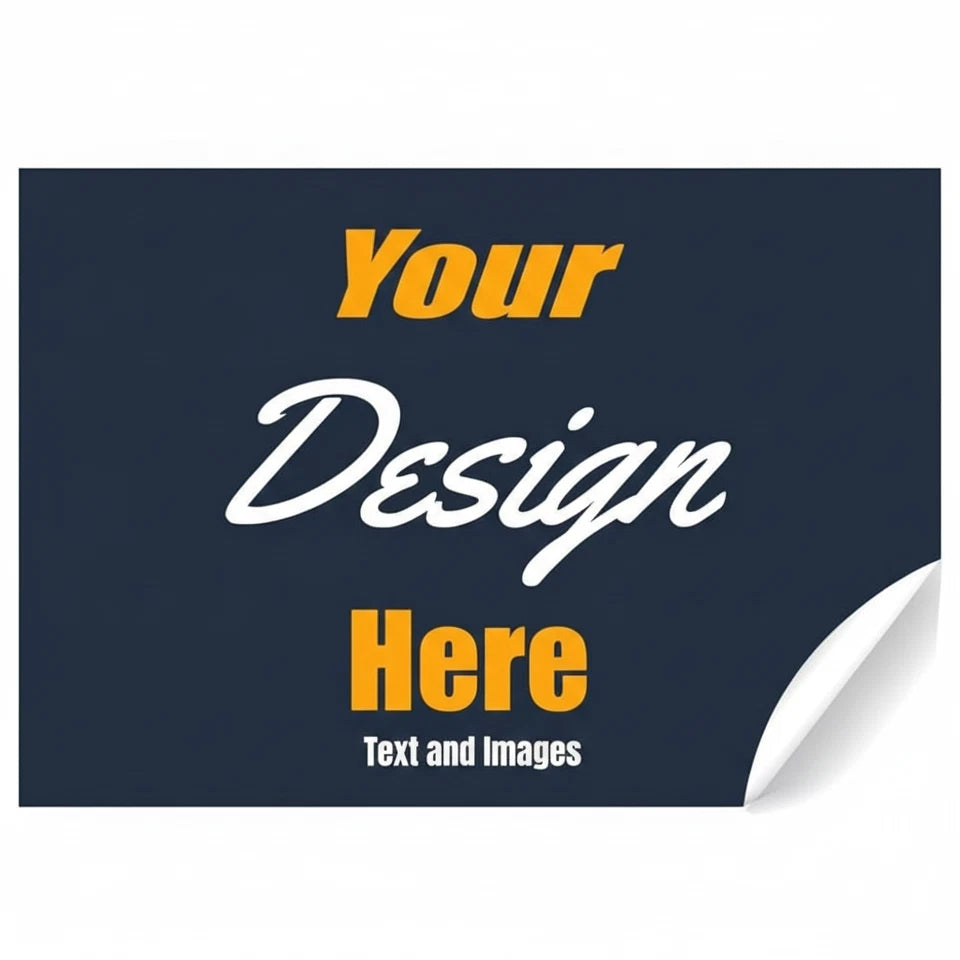 Custom Personalized Photos Text Image 2" 10" Decal (120-Pack) | Made in USA Print on Demand